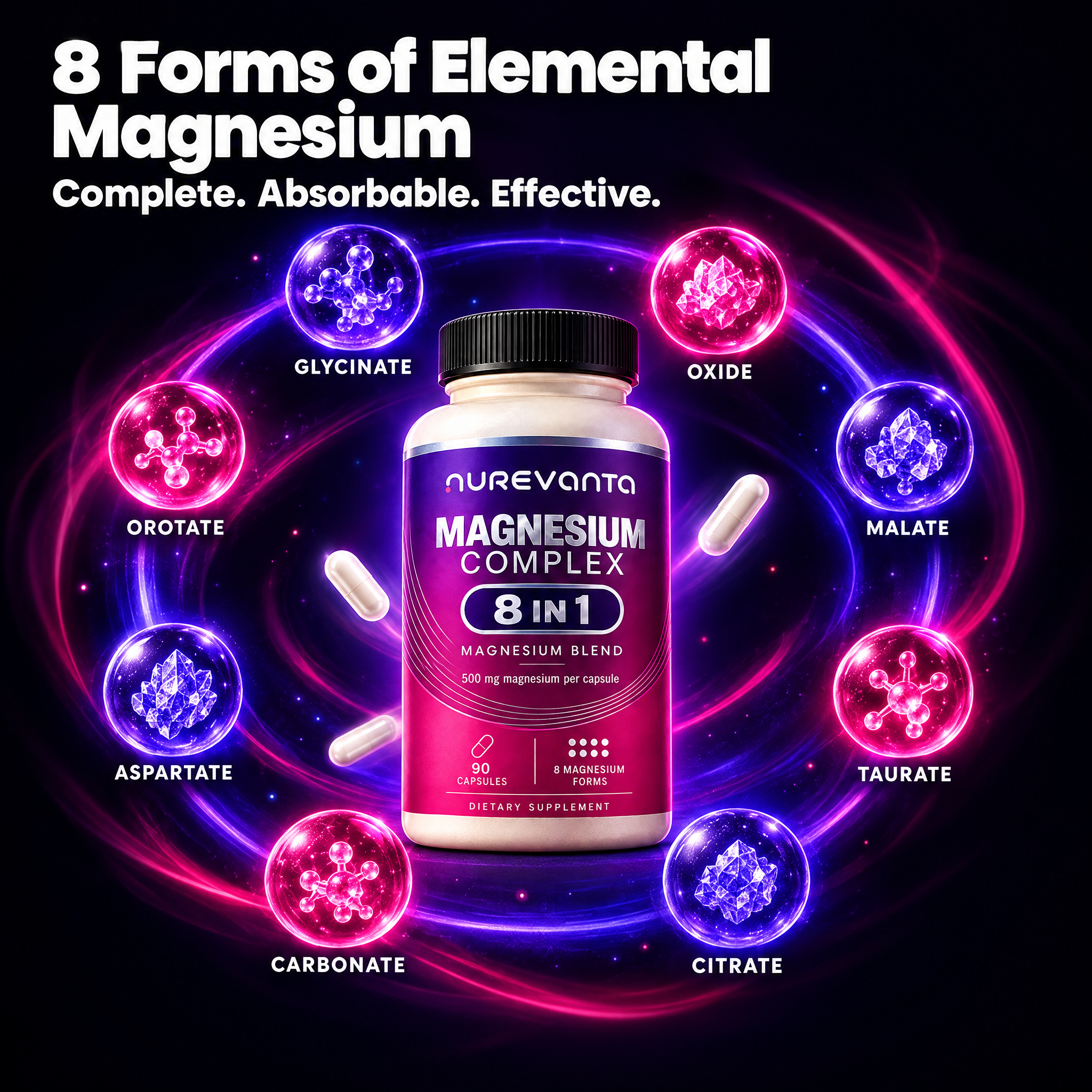 Nurevanta Magnesium Complex 8-Form